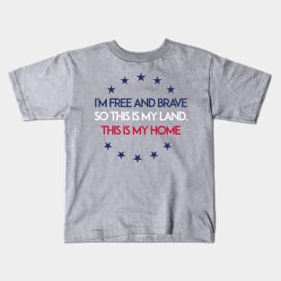 FREE N BRAVE ONE Kids T-Shirt